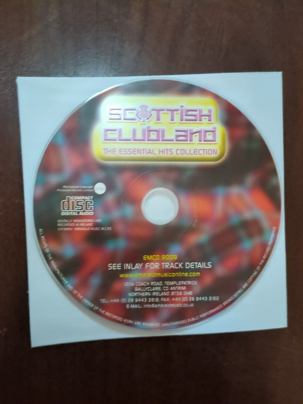 Various Artists - Scottish Clubland - the Essential Various Artists CD disc only